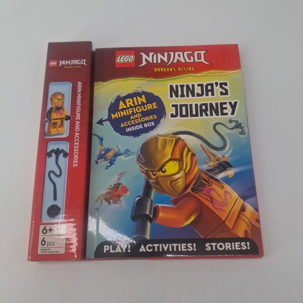 NEW Lego Ninjago Dragon's Rising Ninja's Journey Activity Book Minifigure Arin